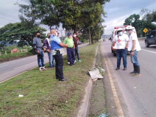 Adulto mayor muere atropellado por un carro fantasma en Villanueva, Cortés