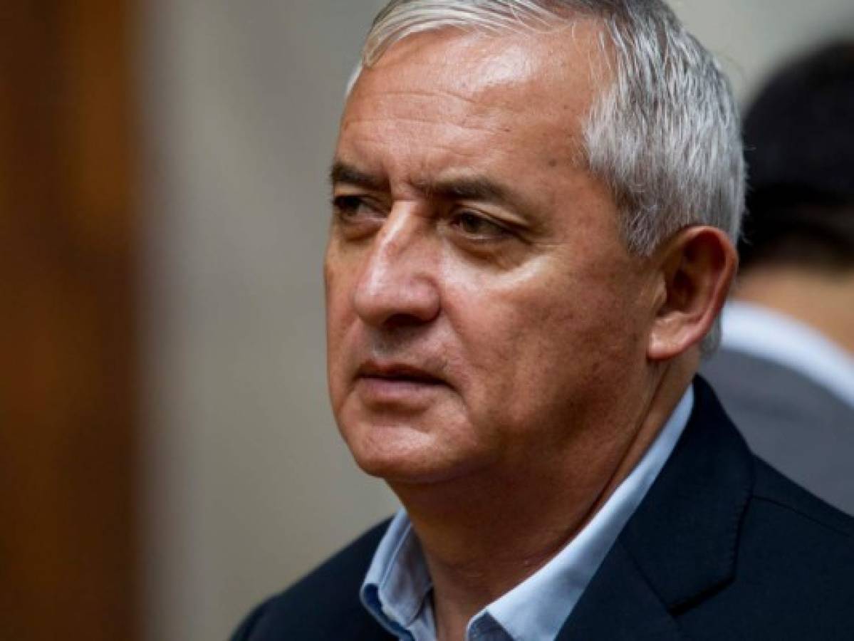 Expresidente Otto Pérez Molina de Guatemala a juicio por supuesta corrupción