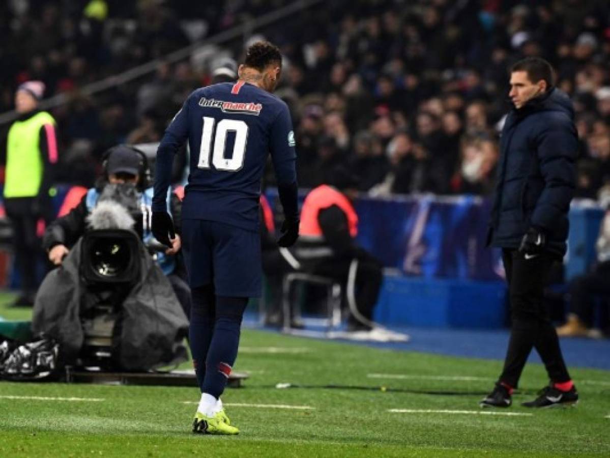 Neymar lesionado, se podría perder los octavos de Champions League