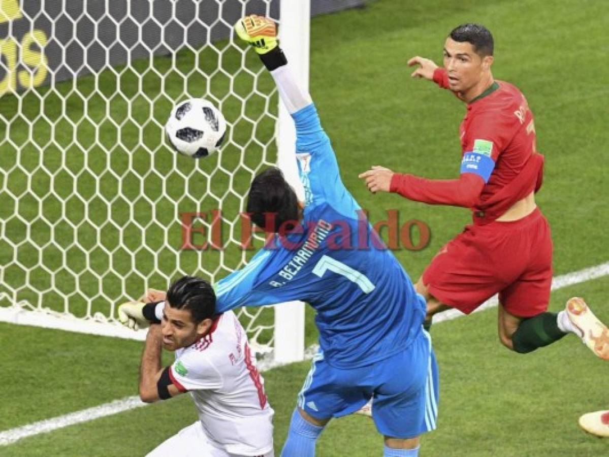 Portugal empata 1-1 contra Irán y Cristiano Ronaldo pierde un penal