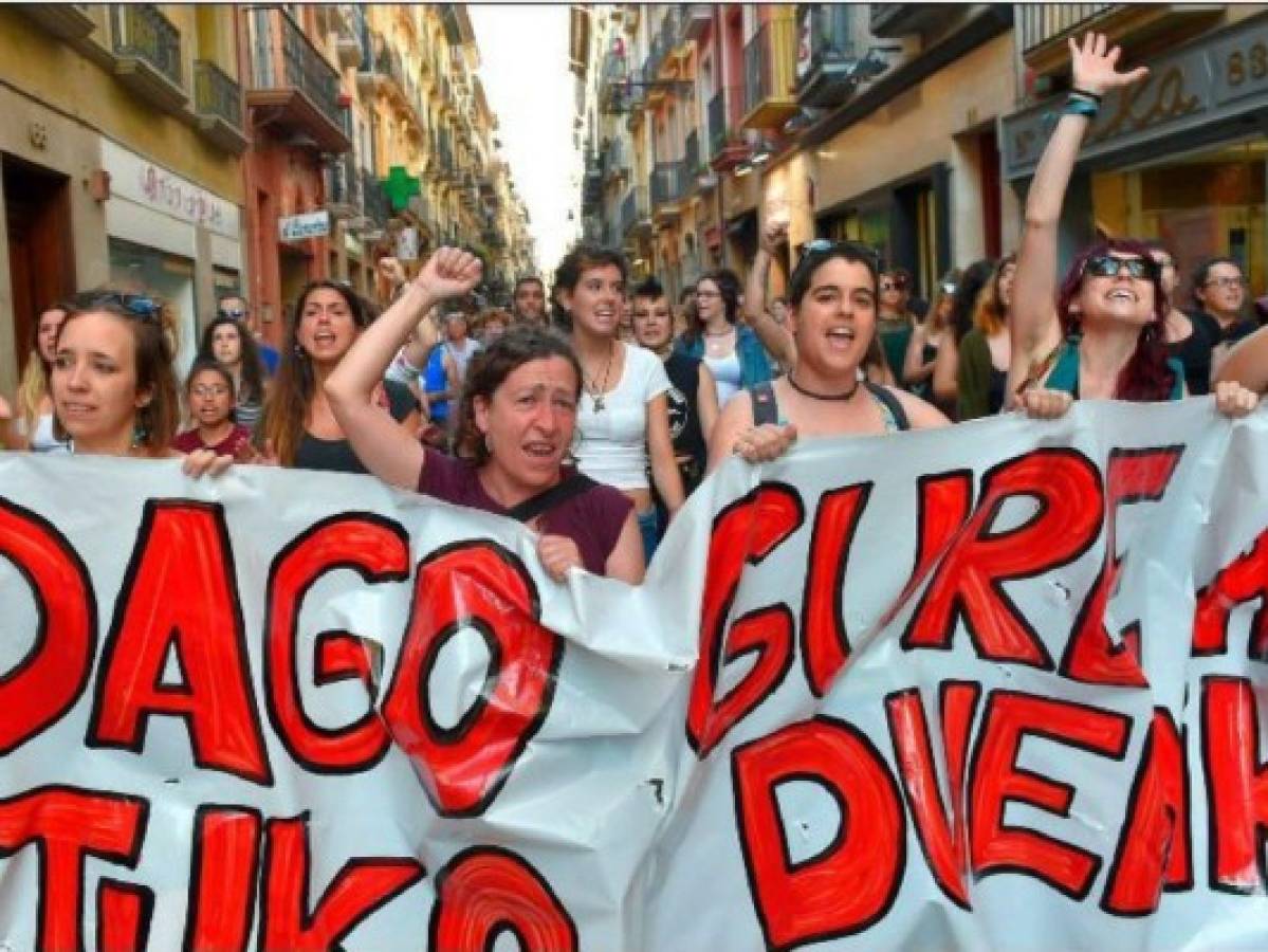 Protestas en España contra liberación de miembros de 'La Manada'
