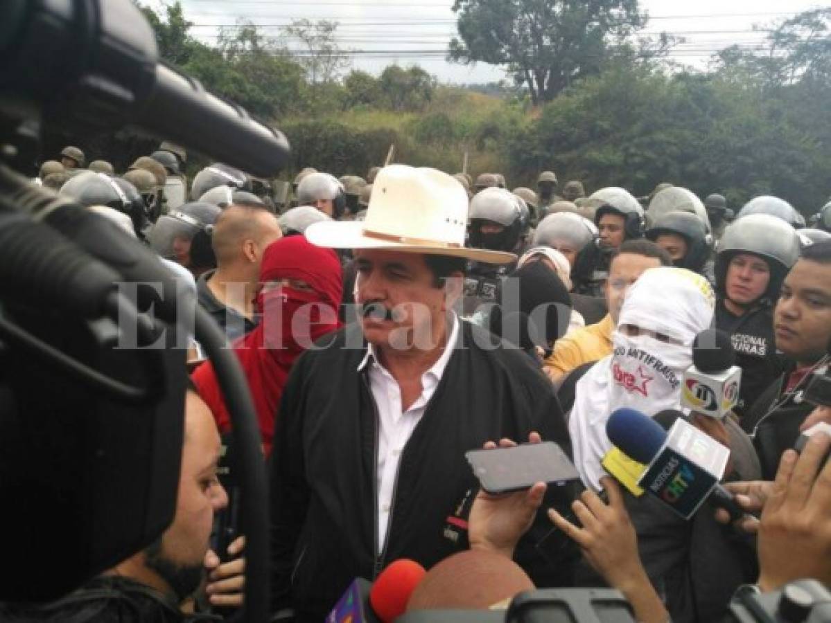 Manuel Zelaya Rosales condena el respaldo de EEUU a Juan Orlando Hernández