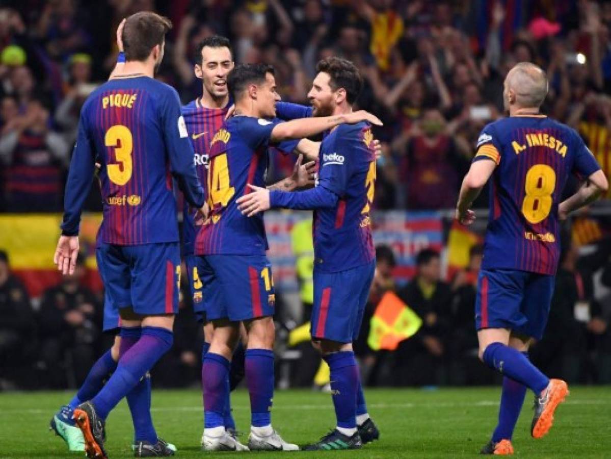El Barcelona gana la Copa del Rey goleando 5-0 al Sevilla