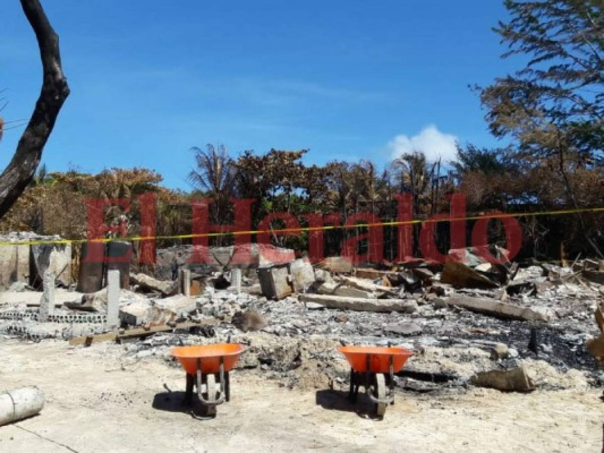 Informe señala que incendio en centro turístico de Roatán fue accidente