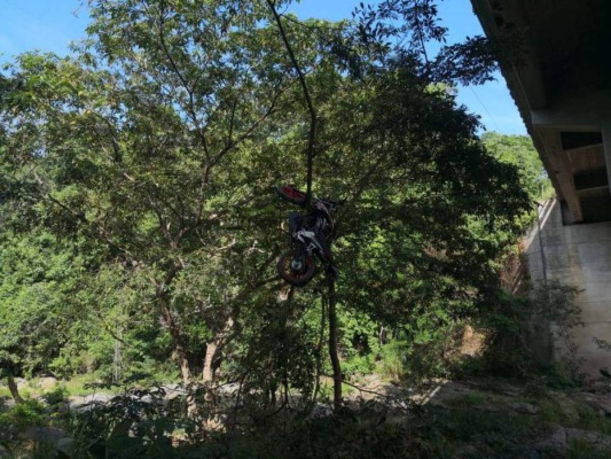 Motociclista muere en aparatoso accidente en Quimistán, Santa Bárbara