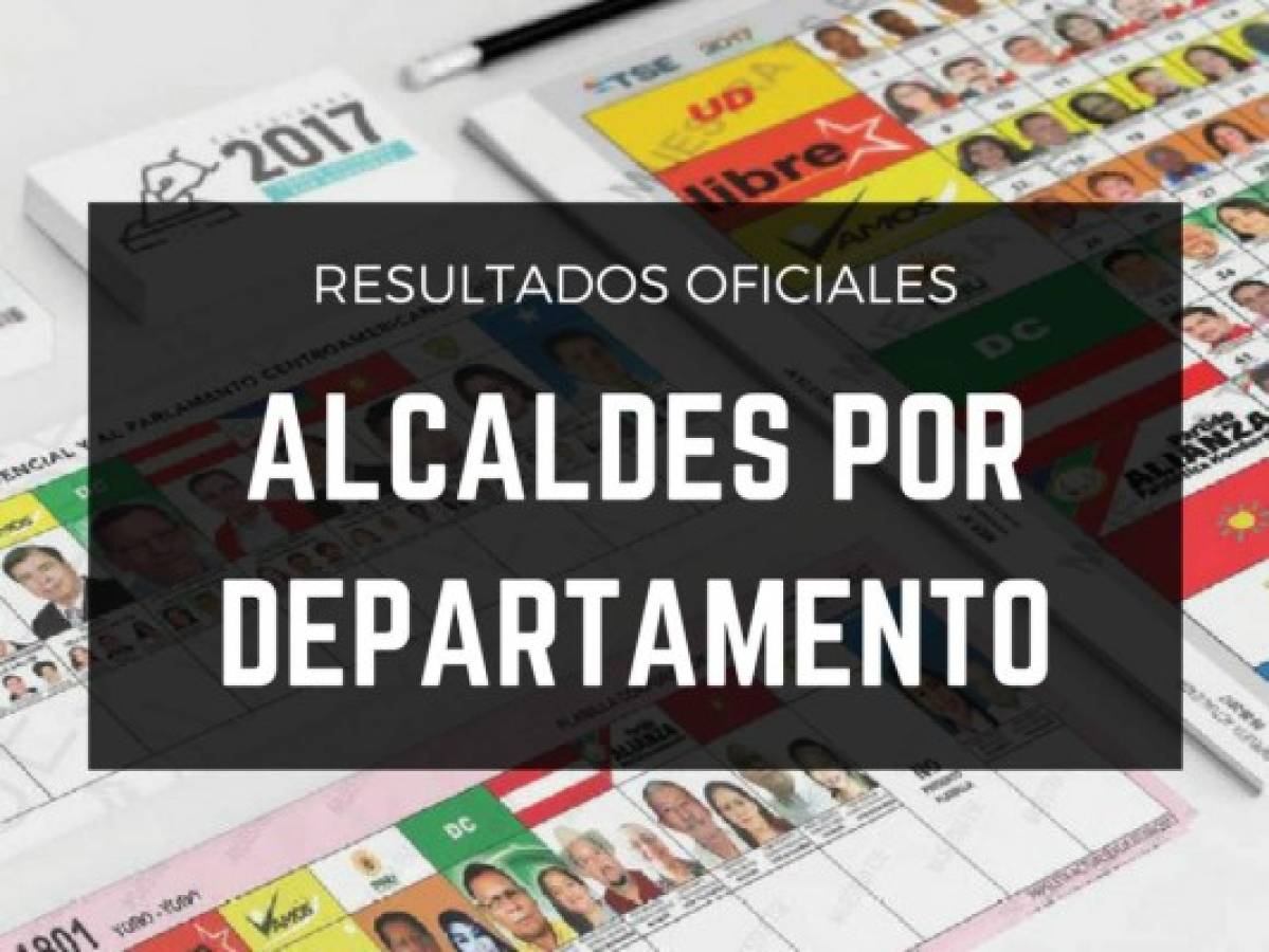 Sigue aquí el conteo de votos de los aspirantes a alcaldes de Honduras