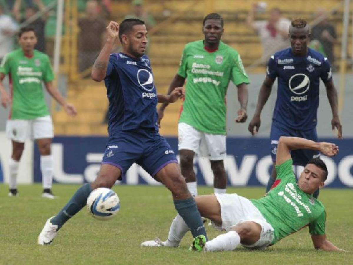 Rubilio Castillo le dio el triunfo a Motagua ante Marathón