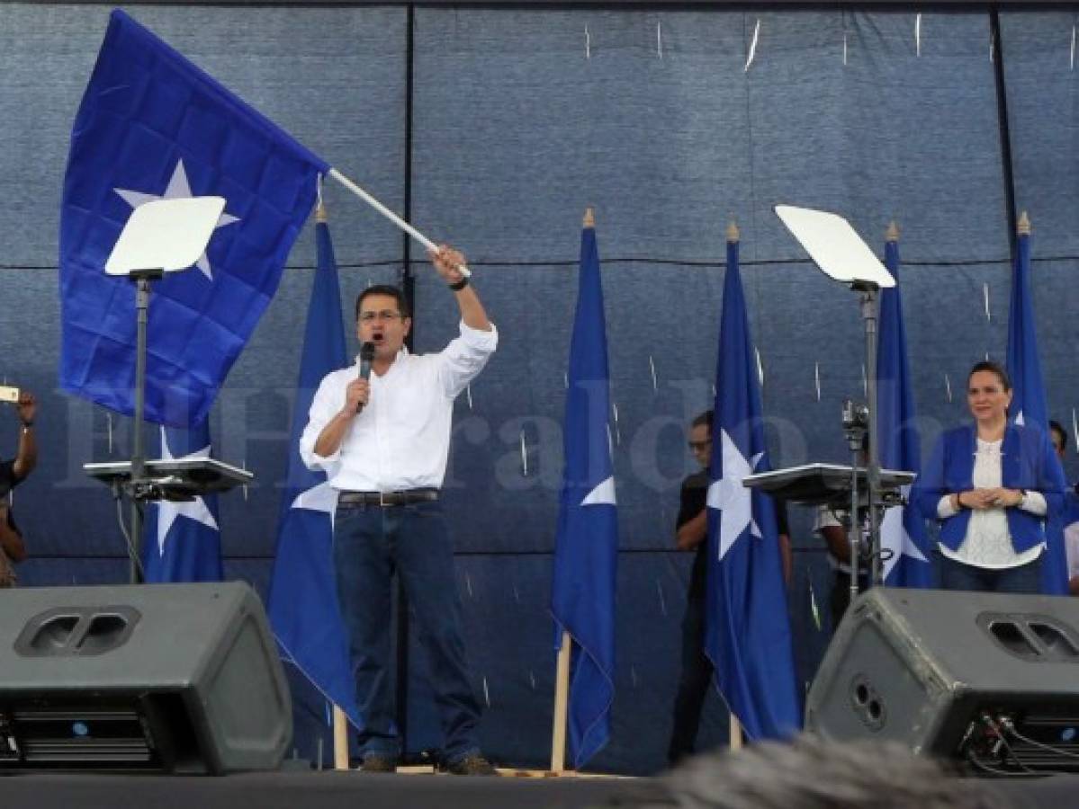JOH acepta candidatura del PN y dice: 'voy a ser el próximo presidente de Honduras'   
