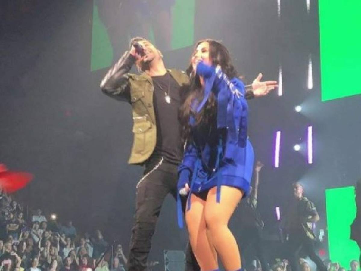 Luis Fonsi y Demi Lovato cantan 'Échame la culpa' en vivo, por primera vez  