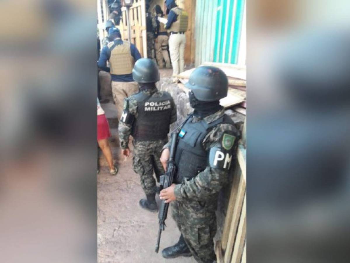Capturas y allanamientos mediante 'Operación Morazán' en la capital de Honduras