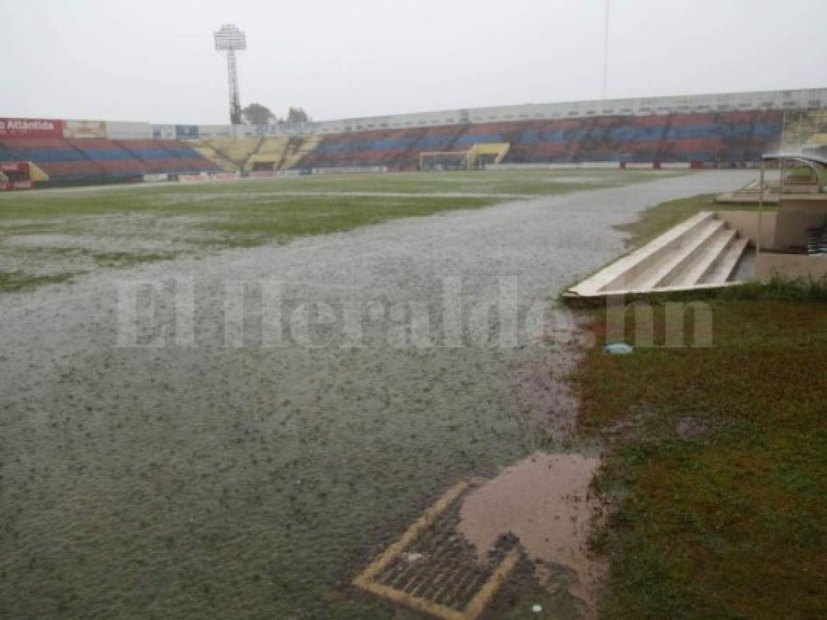 Vida-Motagua y Real Sociedad-Platense podrían jugarse bajo intensa lluvia