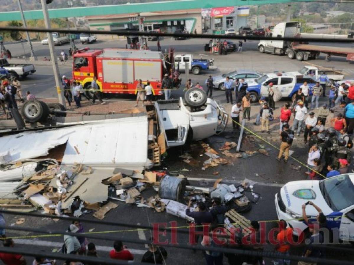 Accidente en El Carrizal: Investigan si le fallaron los frenos al pesado camión