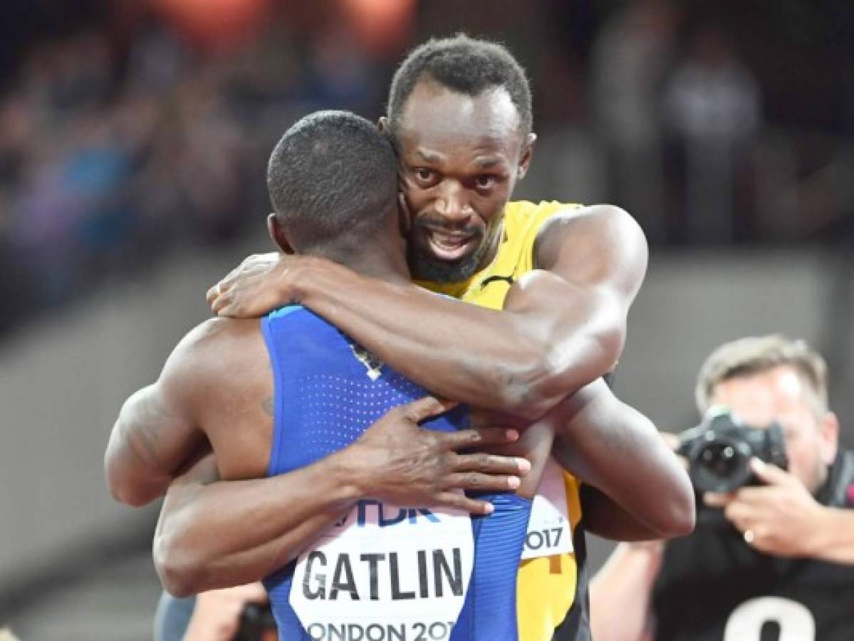 La foto de Justin Gatlin y Usain Bolt que dio la vuelta al mundo   