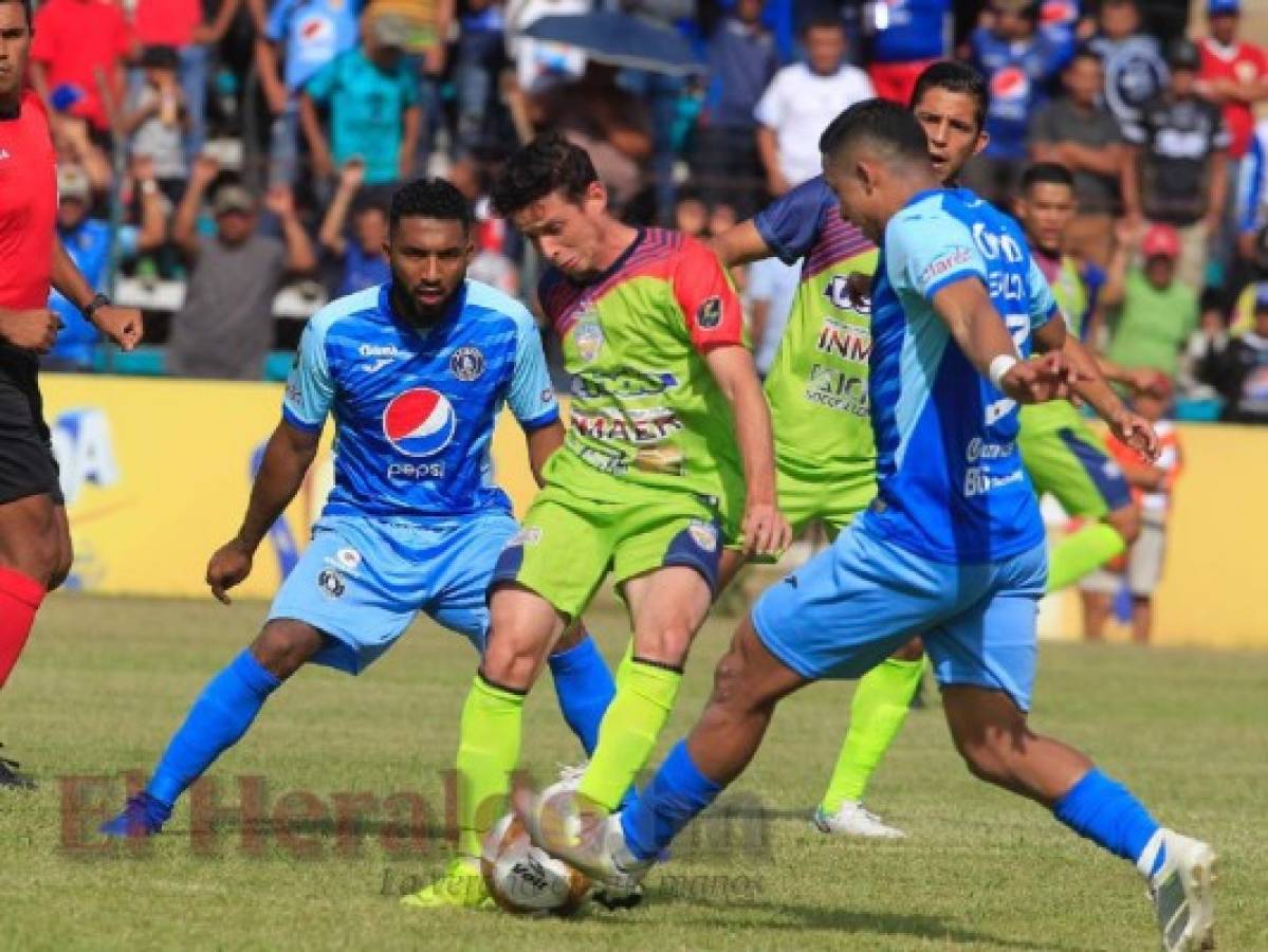 Real de Minas y Motagua empatan 4-4 en un partidazo en Danlí