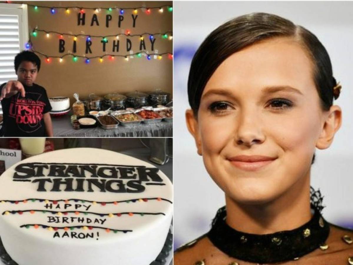 El noble gesto de Millie Bobby Brown con un fan de Stranger Things que celebró sin amigos su cumpleaños