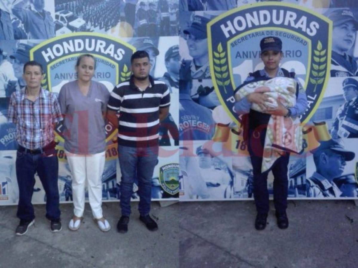 Capturan a tres personas por robo de bebé en San Pedro Sula