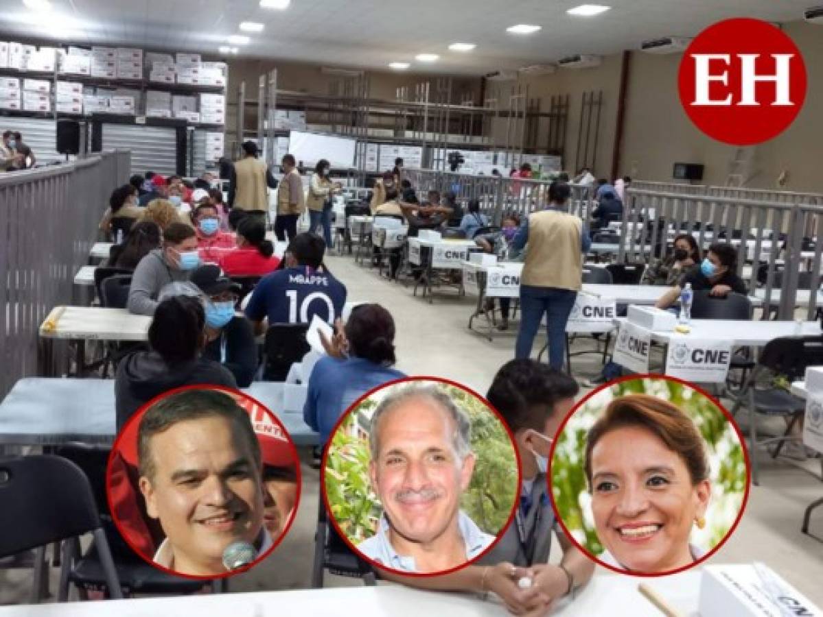 Último corte del CNE: Rosenthal, Asfura y Xiomara Castro consolidan su ventaja