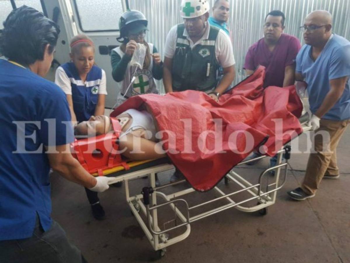 Honduras: Al menos siete heridos deja accidente vehicular en cuesta La Moramulca