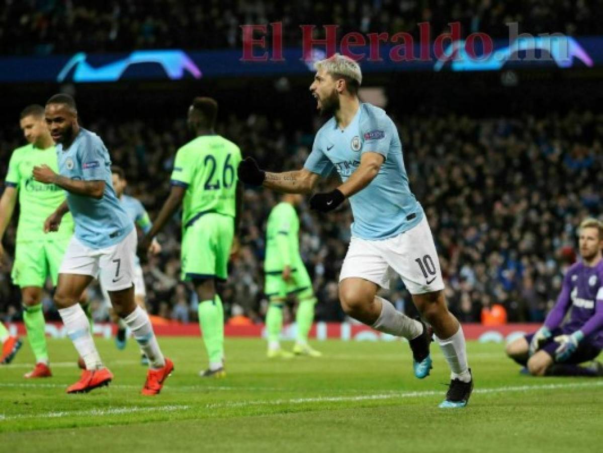 Manchester City arrasa 7-0 a Schalke y pasa a cuartos en Champions League