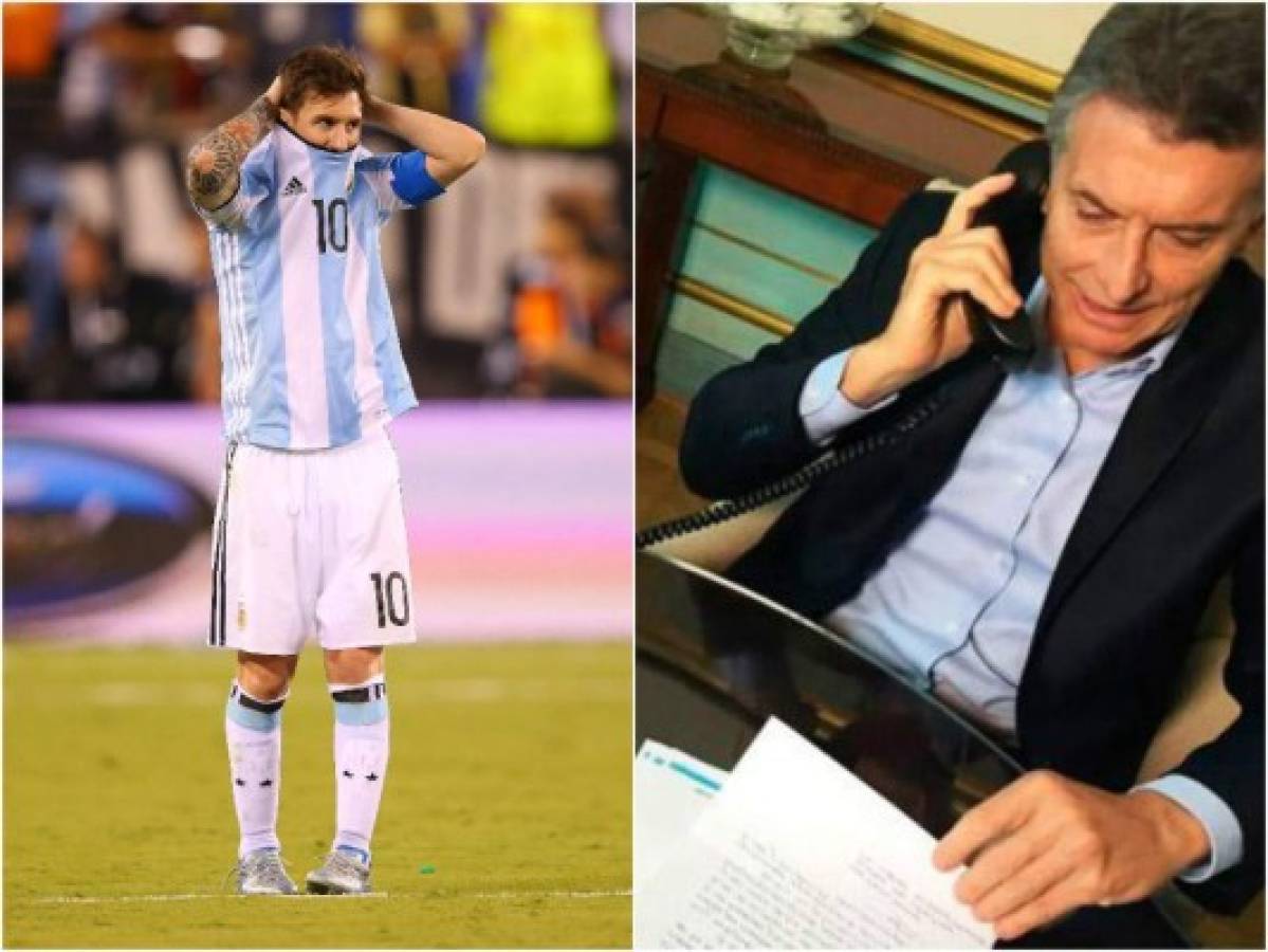 Macri llama a Messi para pedirle que se quede en selección argentina