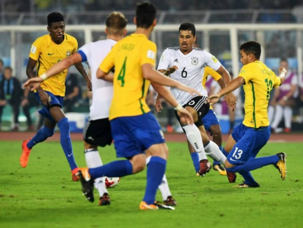 Brasil remonta a Alemania (2-1) para clasificar a semifinales de Mundial Sub-17