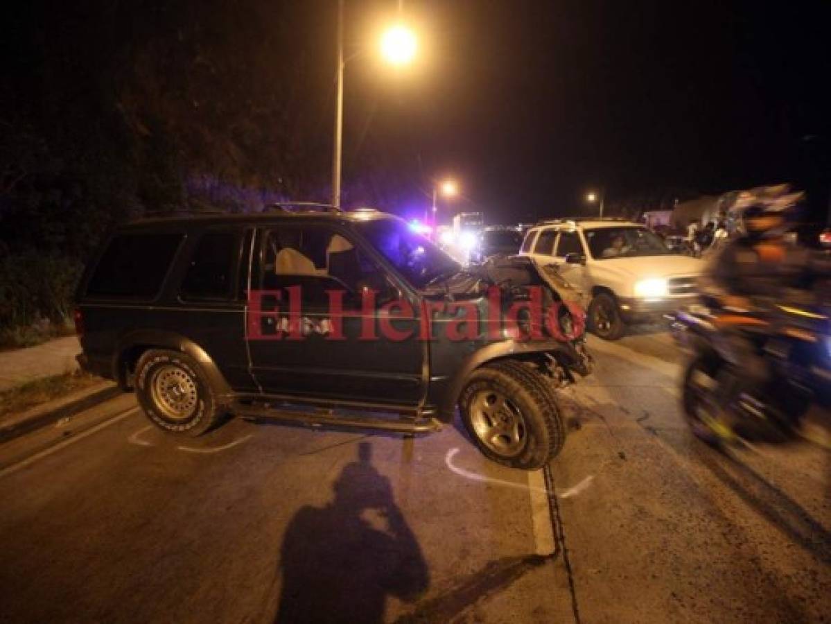 Dos muertos y varios heridos tras choque de bus 'rapidito' en el anillo periférico de la capital de Honduras