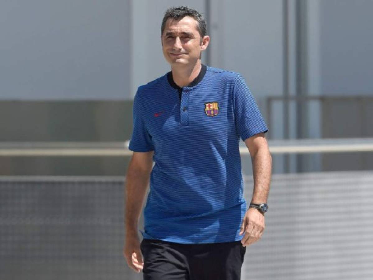 'Estoy contento con los jugadores que tengo', asegura Valverde