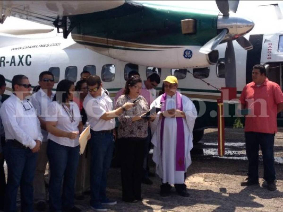 Honduras: Inauguran vuelos directos desde Tegucigalpa hasta Choluteca