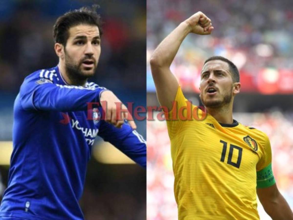 Cesc Fábregas le pide a Eden Hazard que se quede en el Chelsea