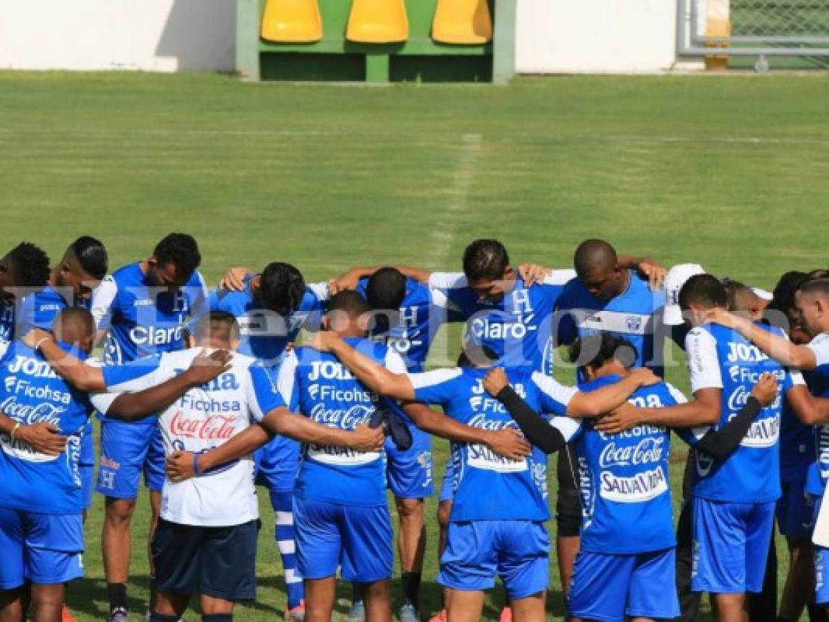 Selección de Honduras realizó su segundo entrenamiento pensando en la Copa Oro