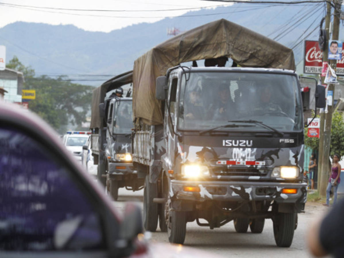 Policías salen a buscar la paz en Olancho