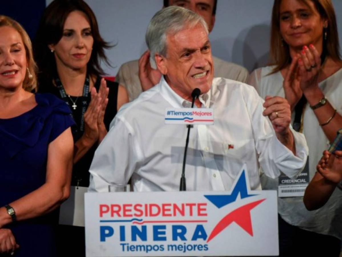 Derechista Sebastián Piñera y socialista Guillier van a balotaje por presidencia de Chile