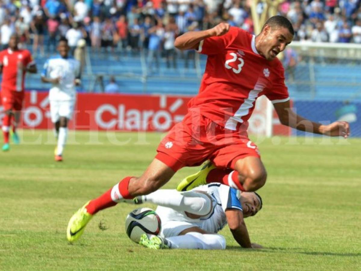 Selección de Honduras da otro paso en firme rumbo a la hexagonal al vencer a Canadá 2-1 en el estadio Olímpico