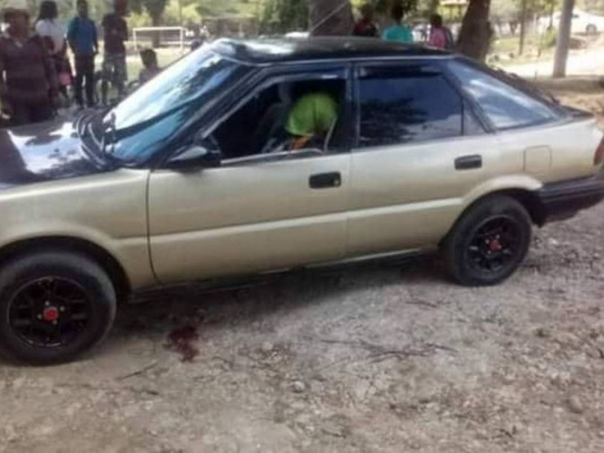 Asesinan a un hombre dentro de su auto en Comayagua