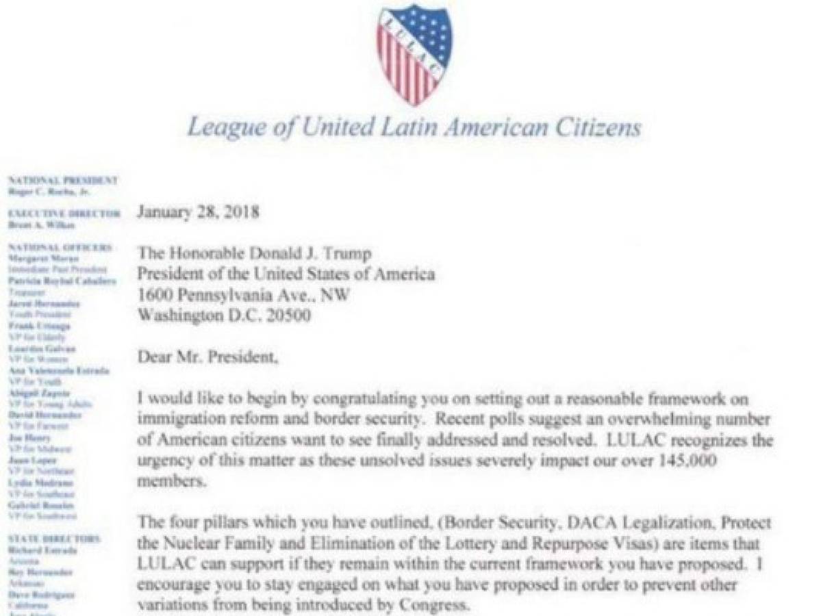 Controversia por carta de líder de grupo hispano a Donald Trump