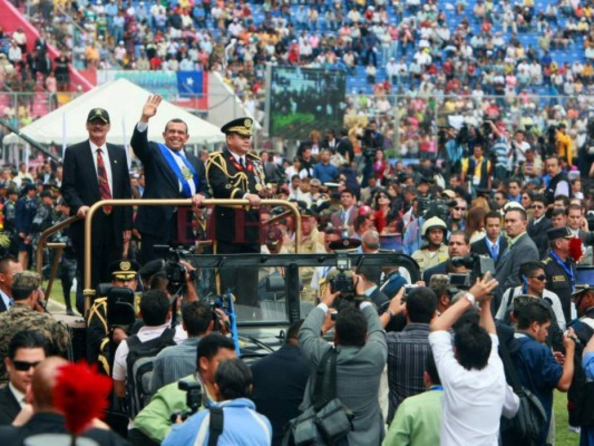 El Estadio Nacional de Tegucigalpa no siempre ha sido escenario de las tomas de posesión presidencial