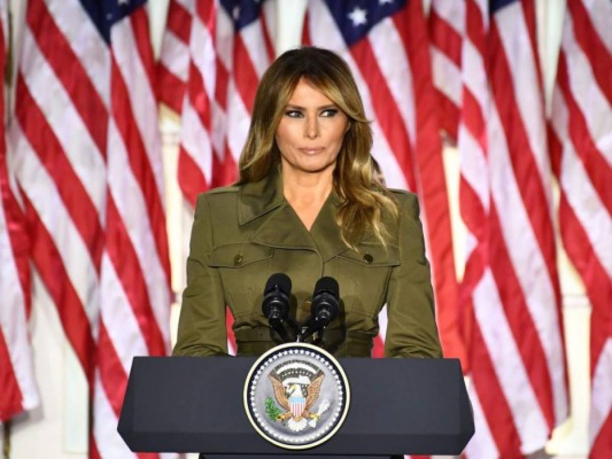 'No están solos': Melania Trump menciona la pandemia en la convención republicana