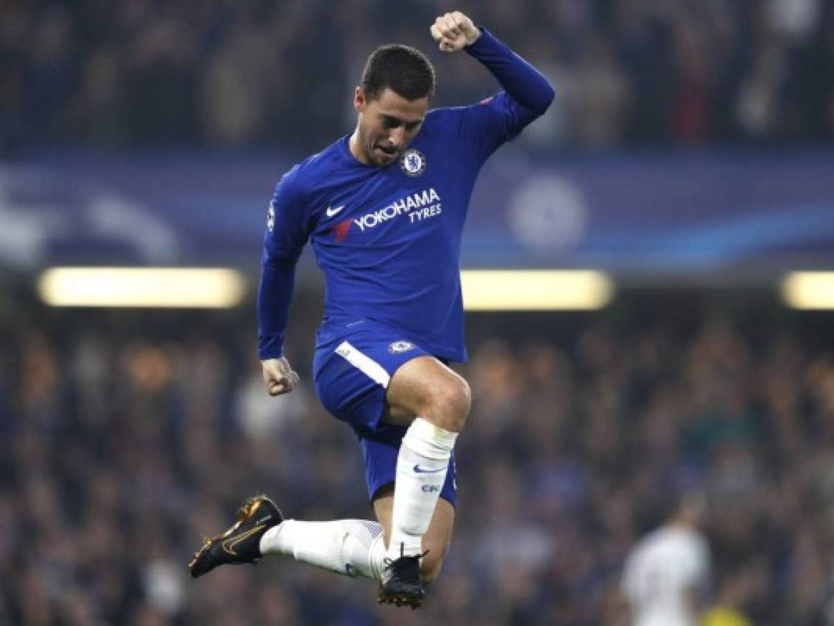 Hazard permite a Chelsea empatar 3-3 ante Roma y seguir líder de grupo