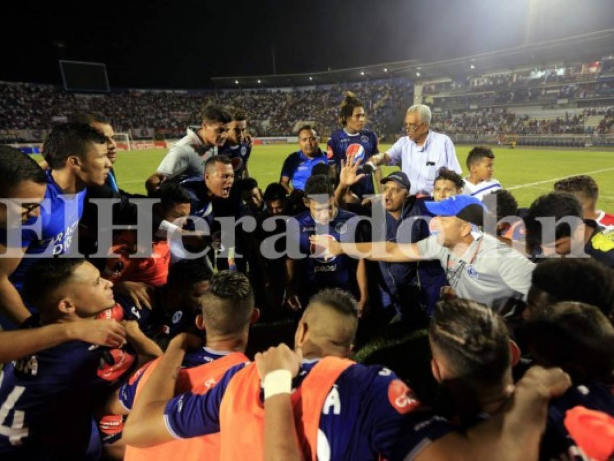 Motagua llegó a la final al eliminar a Olimpia, quien era líder de las vueltas. (Foto: Ronal Aceituno / Deportes El Heraldo / Noticias de Honduras / El Heraldo Honduras)