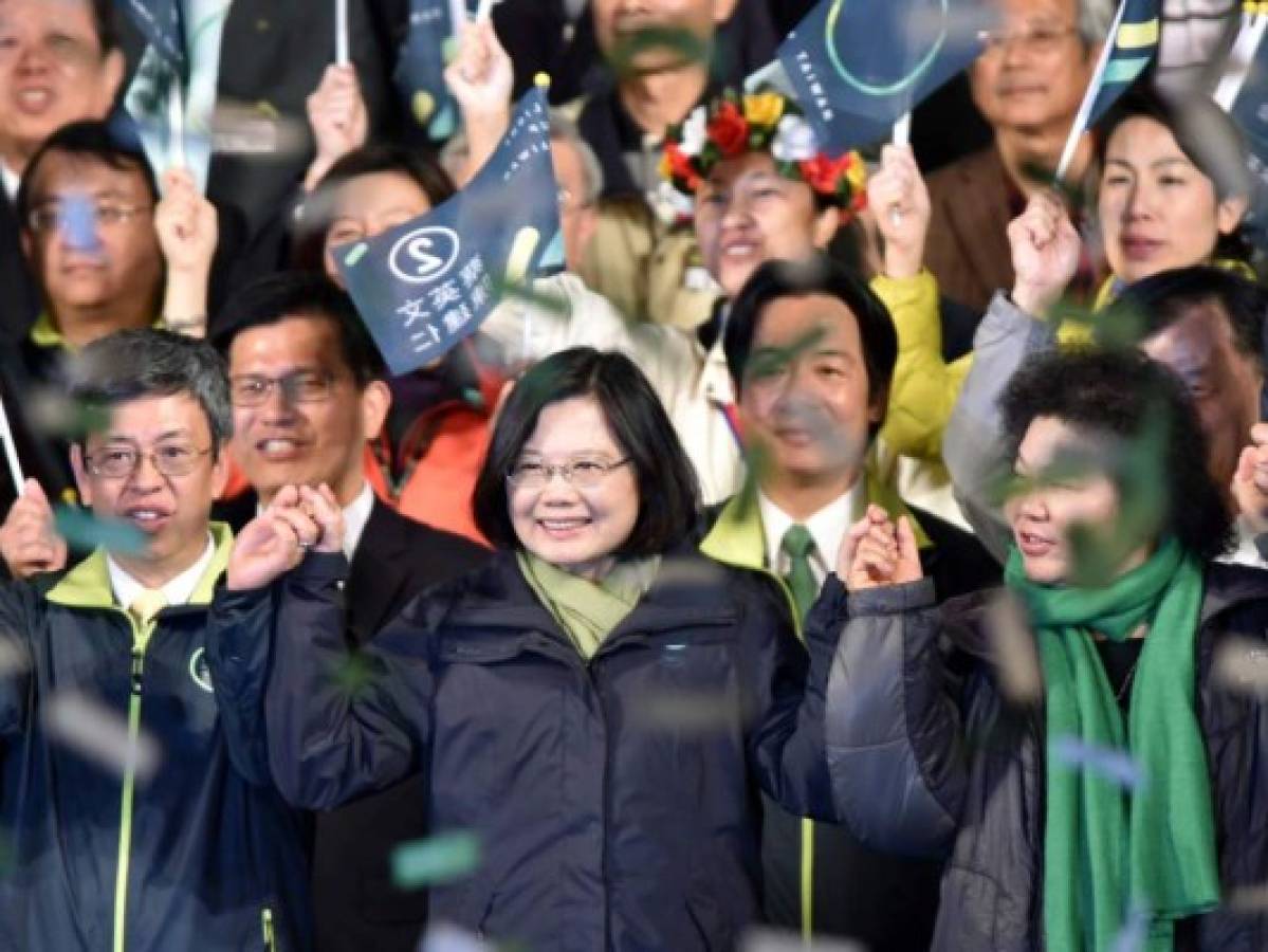 Tsai, gana la presidencia de Taiwán y se convierte en la primera mujer presidenta de la isla