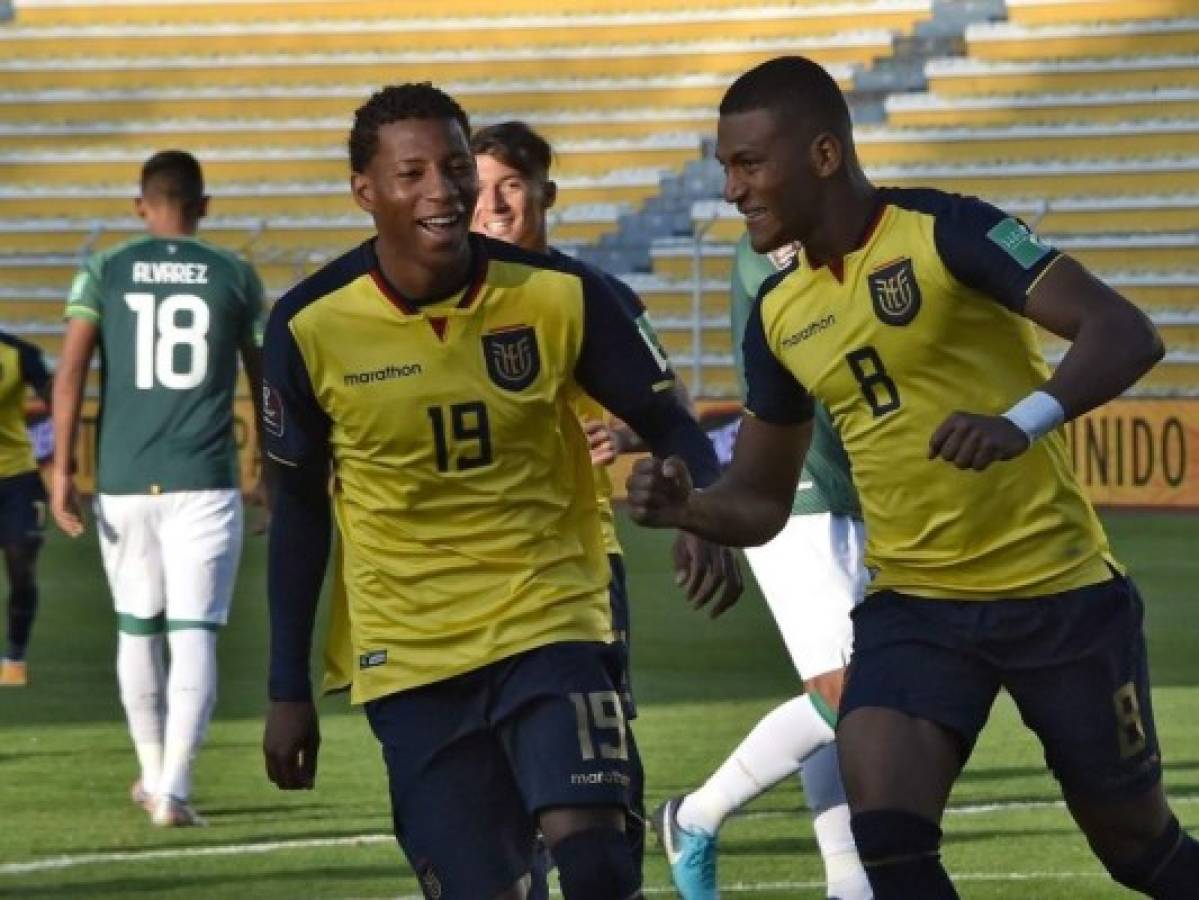 Ecuador gana 3-2 a Bolivia en La Paz en tercera fecha de eliminatoria sudamericana  