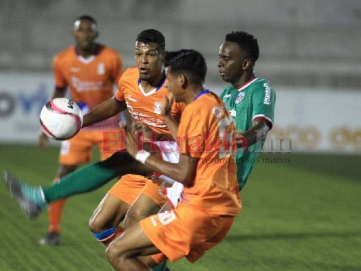 Lobos empató 0-0 contra Marathón en el Estadio Emilio Williams