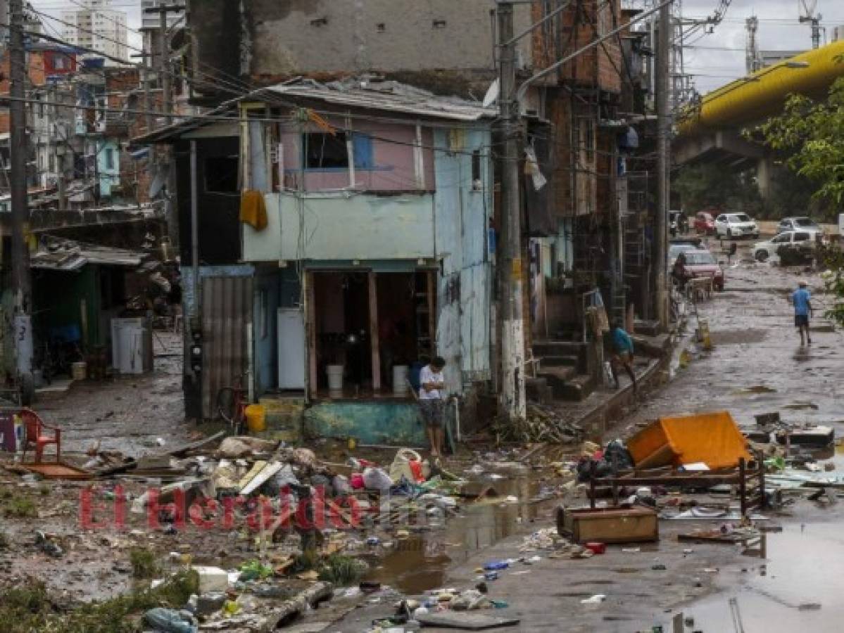 Al menos 11 muertos por fuerte temporal en Sao Paulo