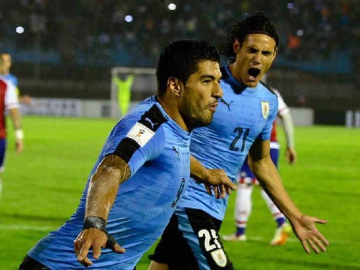 Suárez y Cavani buscan con Uruguay la llave del Mundial-2018 ante Venezuela