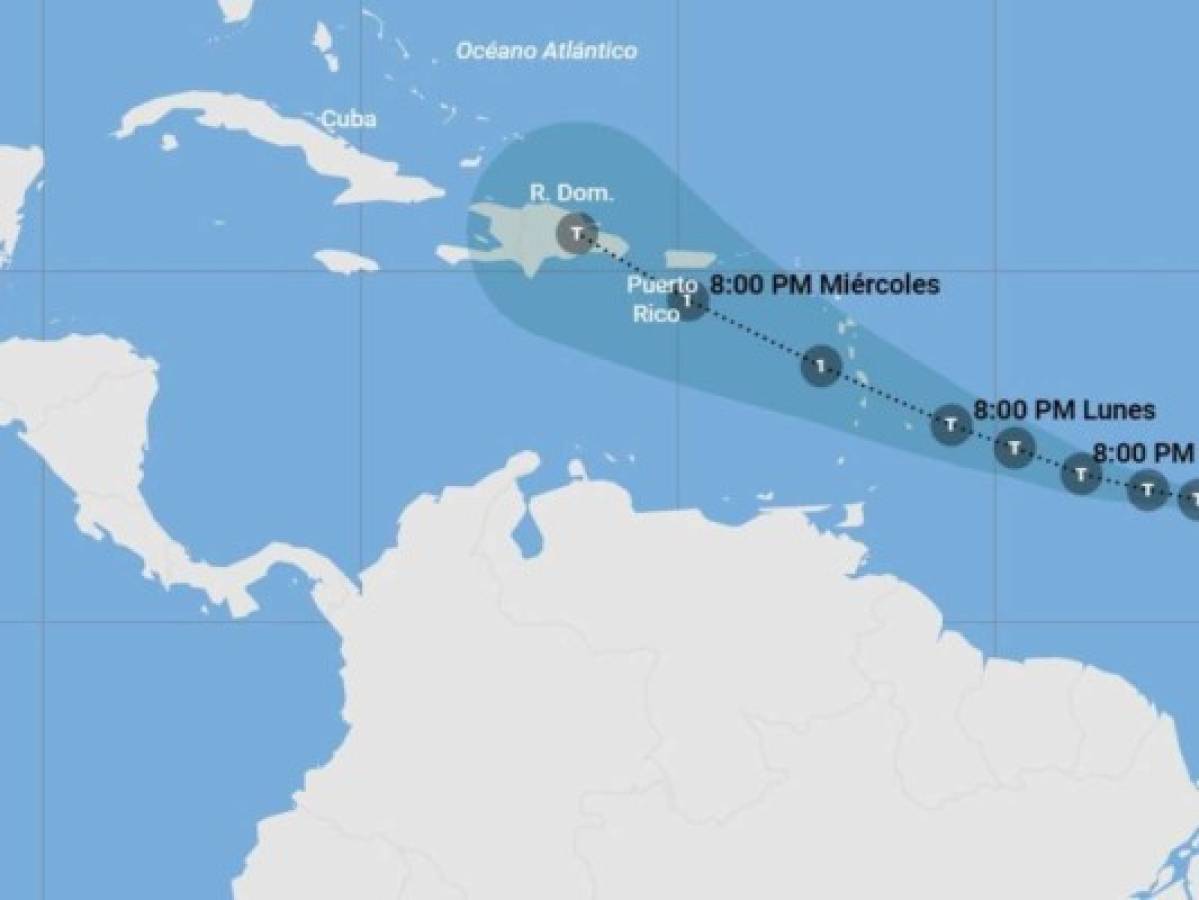 Tormenta tropical Dorian toma fuerza en el Atlántico