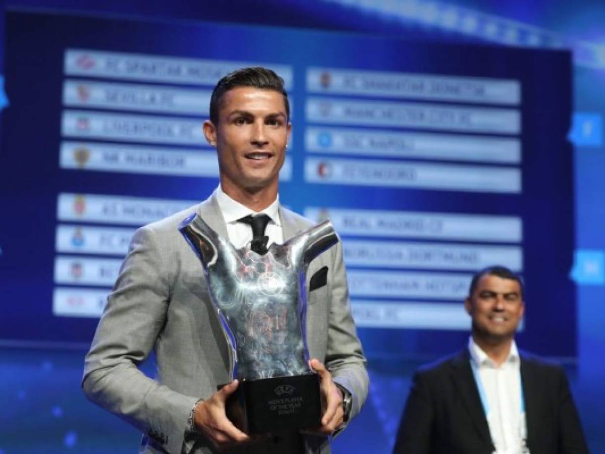 Así reaccionó Cristiano Ronaldo tras ser elegido mejor jugador de la Uefa Champions League 2016/2017