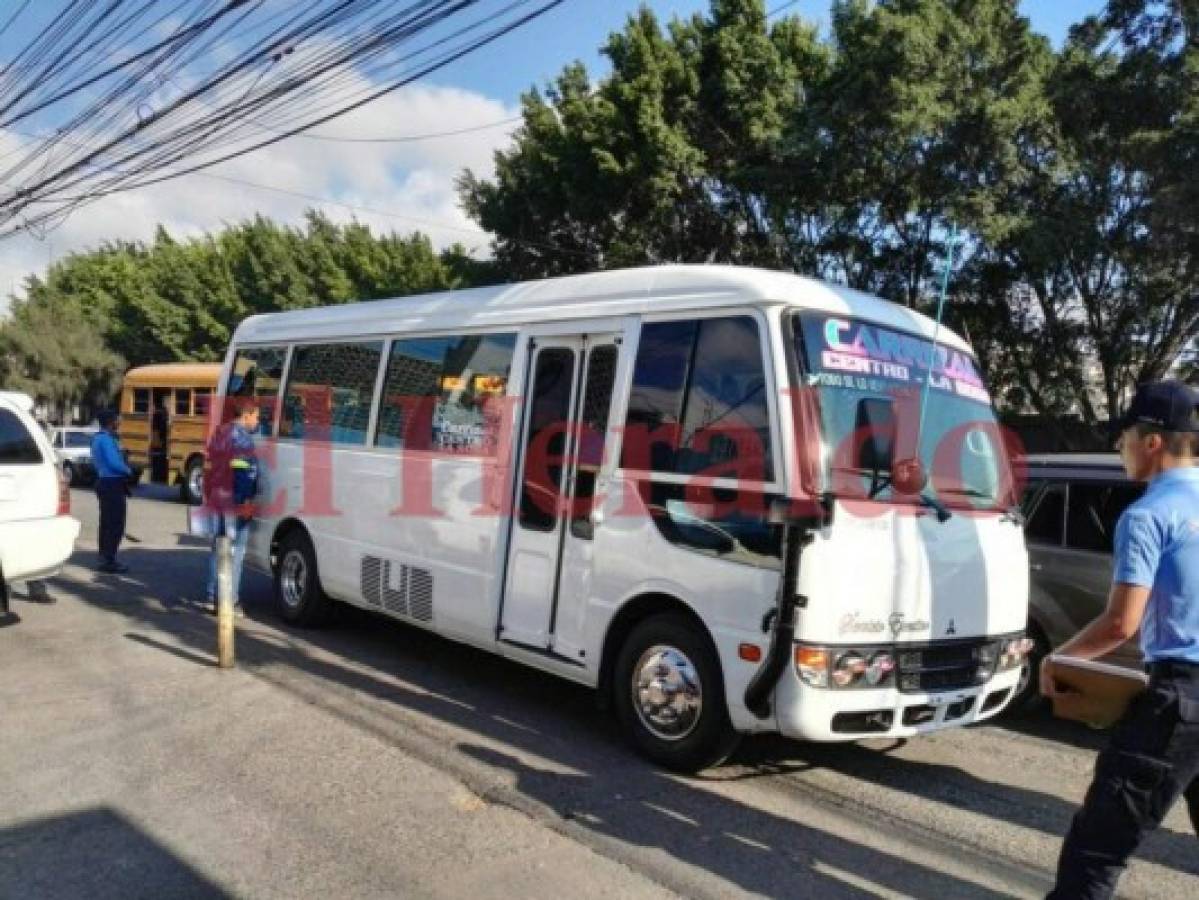 Matan a mujer dentro de bus rapidito en la capital de Honduras