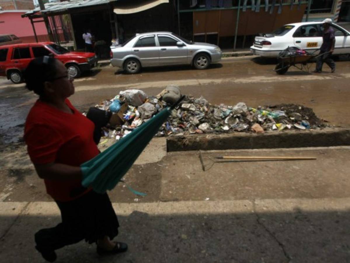 Megaoperativo de limpieza en la colonia Arturo Quezada de la capital de Honduras