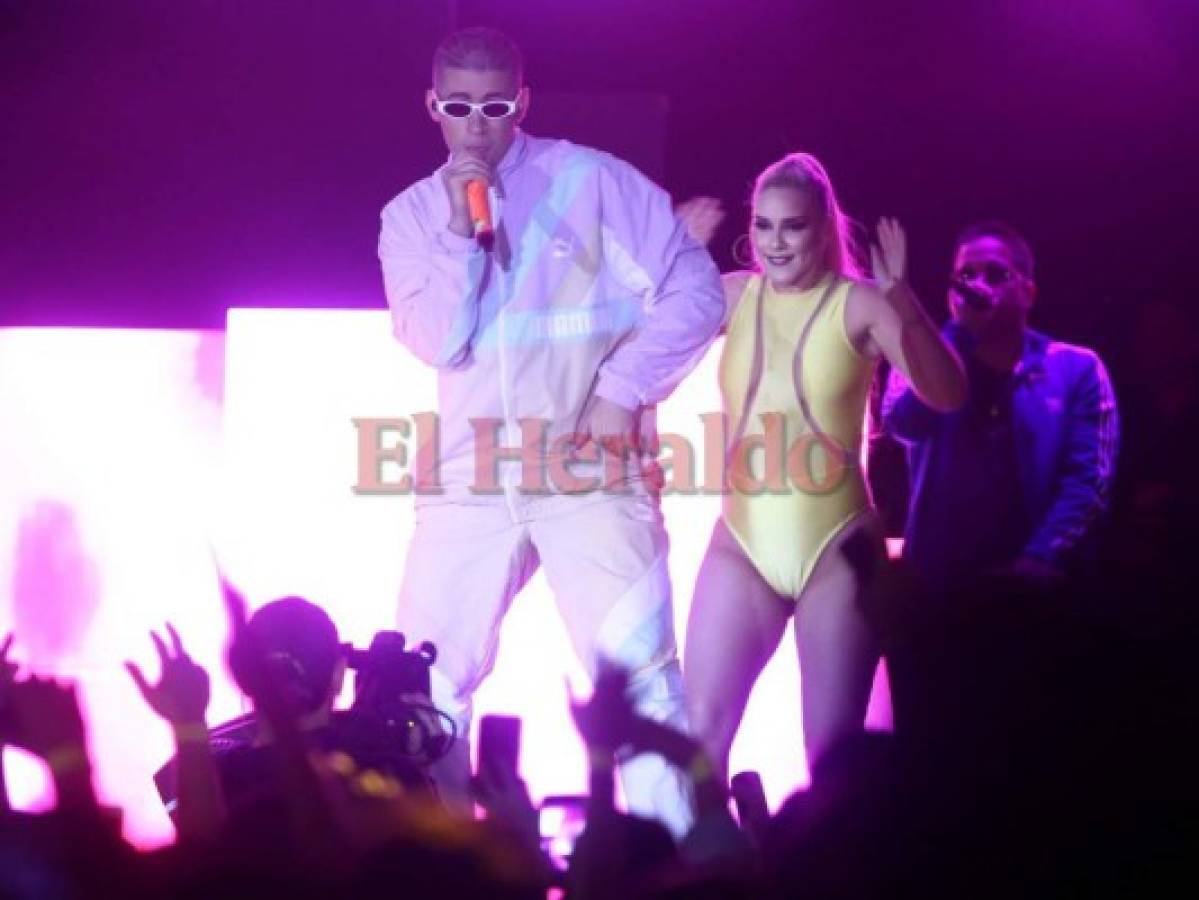 Bad Bunny durante show urbano: 'Gracias Honduras por apoyar a la nueva religión”