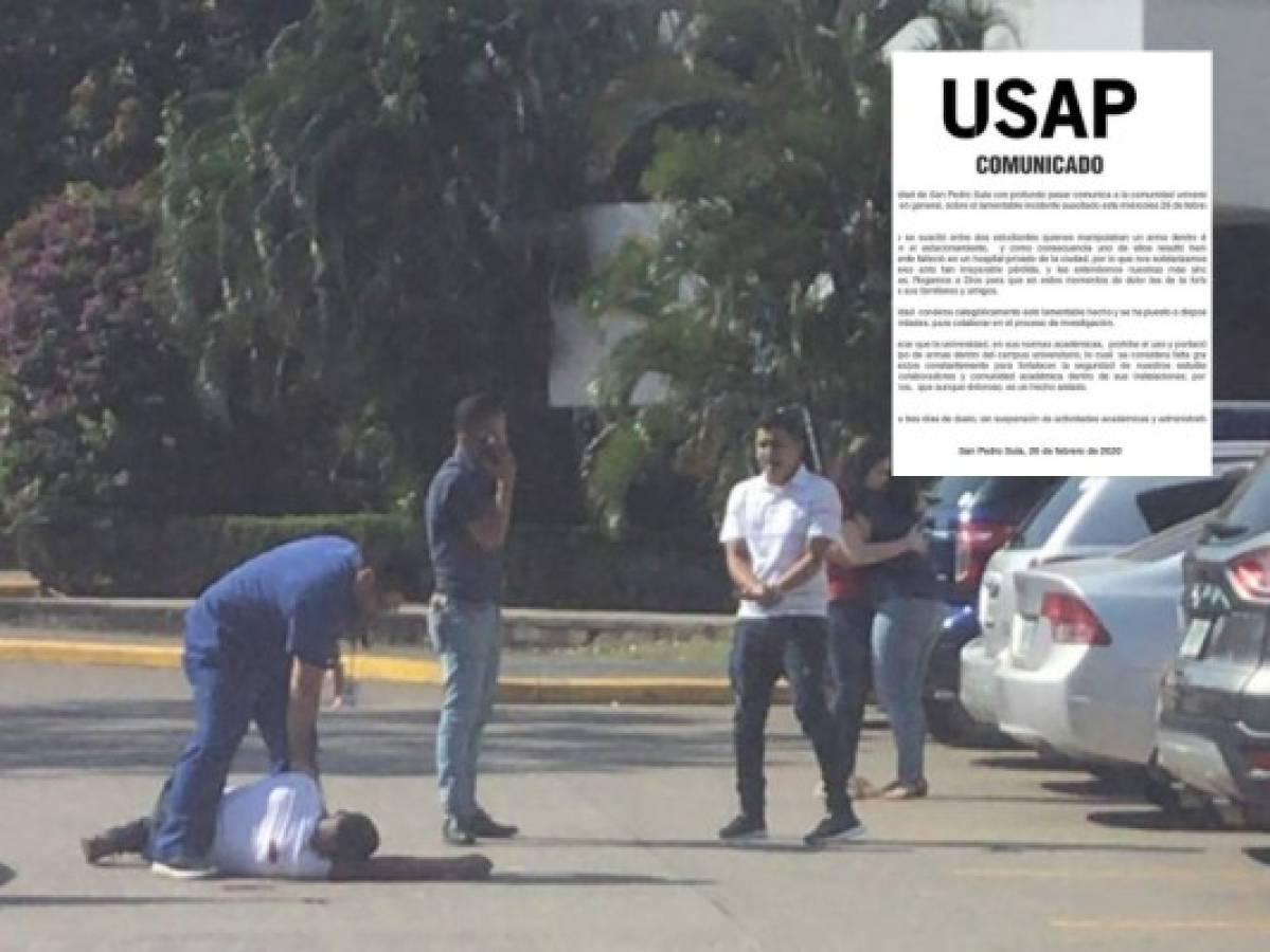 USAP lamenta muerte de universitario en confuso incidente